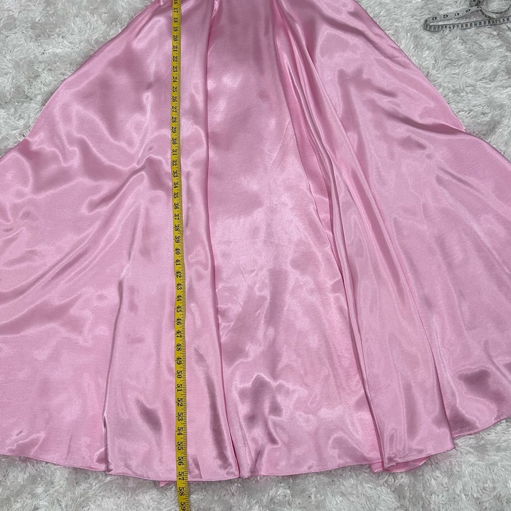 NWOT 👛 Pink Sequin Satin Evening Gown - Picture 16 of 16